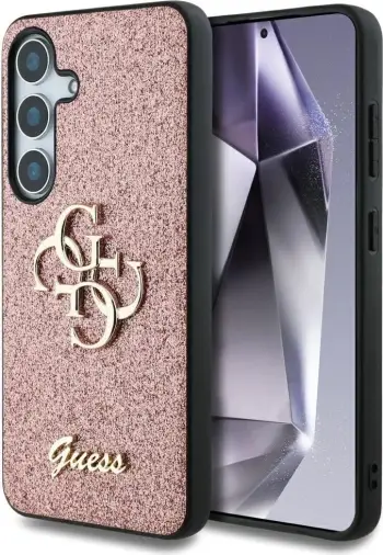 Mbështjellës Guess Fixed Glitter Big 4G Metal Logo për Samsung Galaxy S25 Ultra, Ari