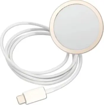 Mbështjellës + karikues pa tela MagSafe Guess 4G Print, për iPhone 14 Pro Max 6.7", 20W, USB‑C, rozë, set
