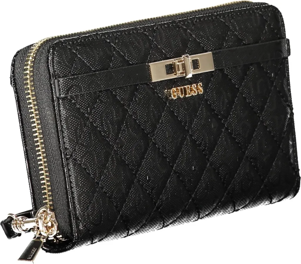 Portofol GUESS JEANS IDRA SLG WALLET femra, e zezë - 3