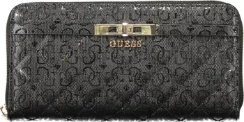 Portofol GUESS JEANS IDRA SLG WALLET femra, e zezë