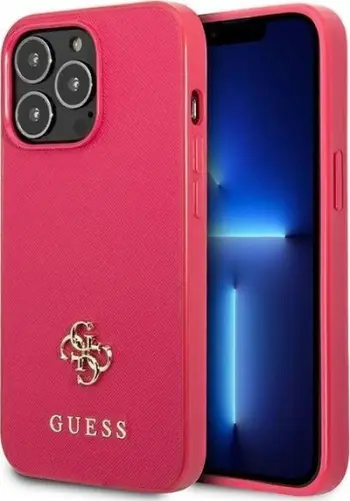 Mbulesë telefoni Guess GUHCP13LPS4MF, për iPhone 13 Pro 13 6.1", hardcase, rozë