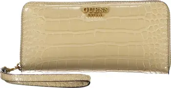 Portofol për femra GUESS JEANS LAUREL II SLG, beige