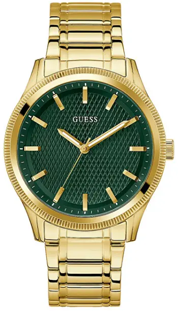 Orë dore për meshkuj Guess WTCH-DEX-Greendial hGU1112, e artë