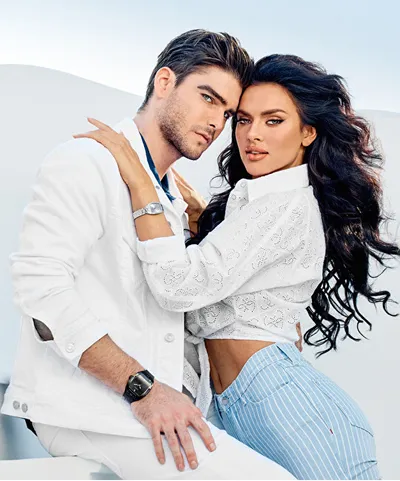 Orë për meshkuj Guess Phoenix Diamond GW0387G3, e zezë - 3
