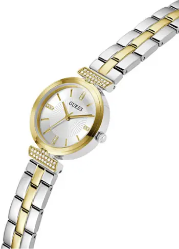 Orë dore për femra GUESS Array GW0762L5, e artë/ e argjendtë