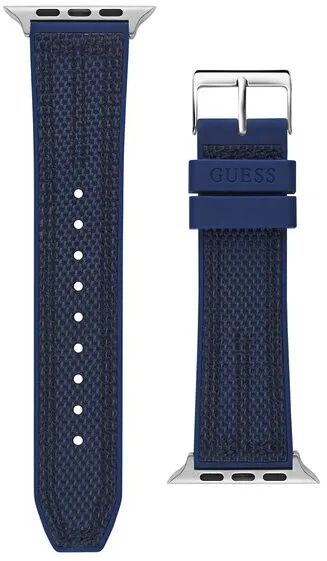 Rrip silikoni Guess për Apple Watch (42-45 mm) CS3003S3, e kaltër - 1