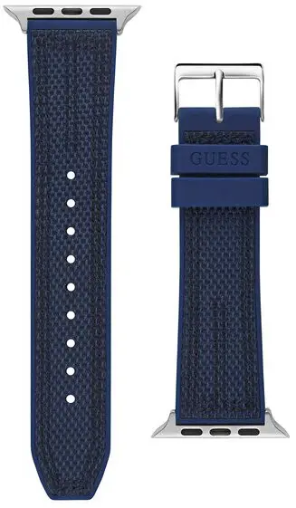 Rrip silikoni Guess për Apple Watch (42-45 mm) CS3003S3, e kaltër