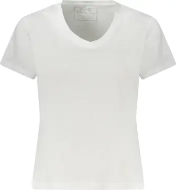Maicë për femra GUESS JEANS, e bardhë