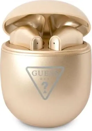 Kufje pa tela Guess GUTWST82TRD, TWS Bluetooth 5.0, me kuti karikimi, të kuqe