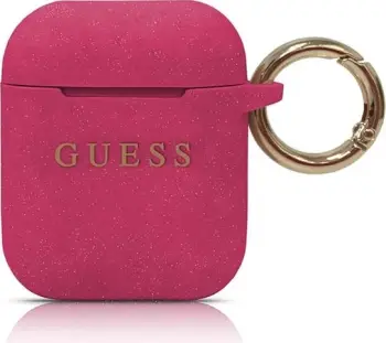 Kuti mbrojtëse për kufje GUESS AirPods, rozë