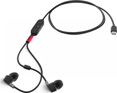 Kufje Lenovo Go USB-C In-ear, ANC, të zeza - 1