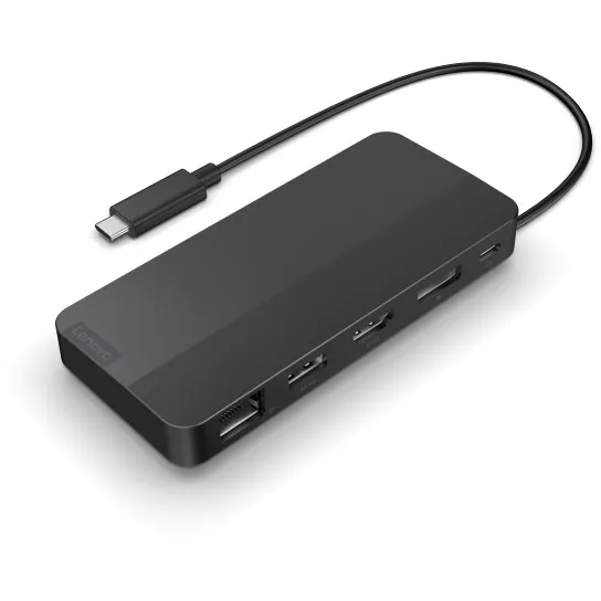Stacion lidhës Lenovo USB-C Dual Display, 100W, i zi - 1