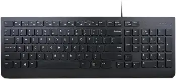Tastierë Lenovo Essential, USB, ENG, e zezë