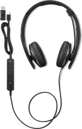 Kufje Lenovo 4XD1M45627, USB-C, e zezë