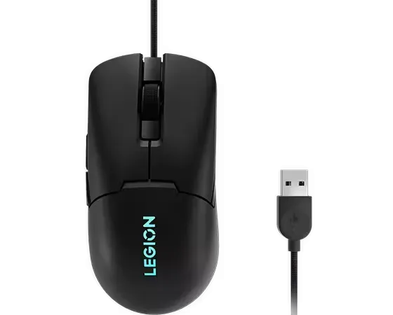 Maus gaming Lenovo Legion M300S, 8D 8000DPI, RGB, i zi - 1