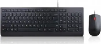 Set tastierë dhe maus Lenovo Essential Combo, me kabllo, i zi