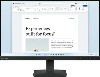 Monitor Lenovo L24-4e, 23.8", 100Hz, FHD, i zi