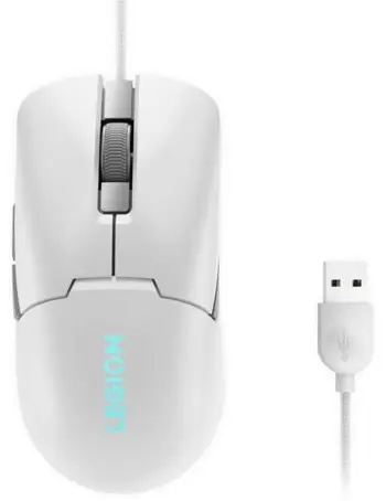 Maus Lenovo Legion M300s, i bardhë