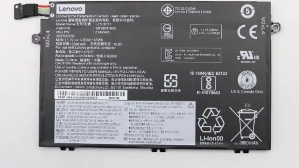 Bateri zëvendësuese për laptop Lenovo, 45W - 1