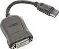 Kabllo Lenovo 45R5783, DisplayPort - Single Link DVI-D, e zezë
