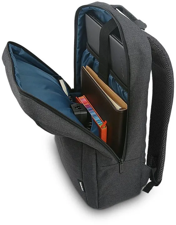 Çantë shpine për laptop Lenovo, 15.6", e hirtë - 4