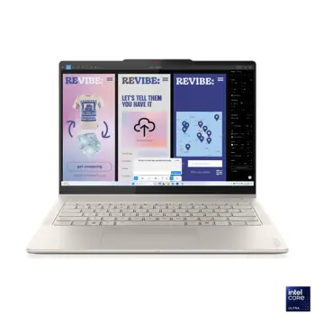 Laptop Lenovo NB Yoga 7 2-in-1 14ILL10, 14", Intel Core Ultra 7 258V(8C,4.8GHz,12MB), 2.8K WQXGA+(2880x1800), Multi-Touch, 32GB LPDDR5x-8533, 1TB SSD M.2 2242 PCIe 4.0x4 NVMe, Intel Arc Graphics 140V, Seashell