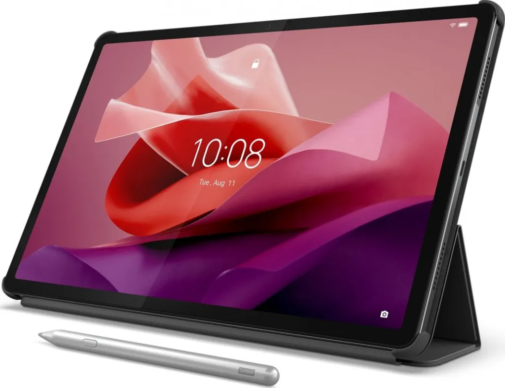 Këllëf për tablet Lenovo Polyuretan - Tab P12, i hirtë - 3