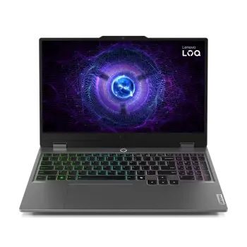 Laptop Lenovo LOQ 15IRX9, 15.6", Intel Core i7-13650HX, 24GB RAM, 1TB SSD, NVIDIA GeForce RTX 4050 6GB GDDR6, i hirtë i errët