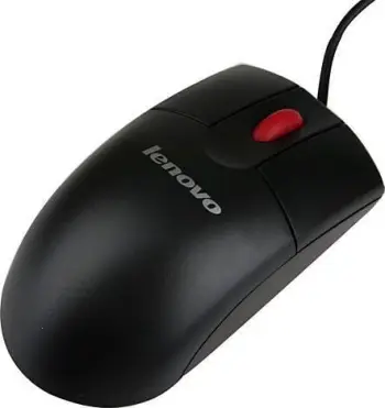 Maus Lenovo Mouse, me kabllo, PS/2, USB, i zi