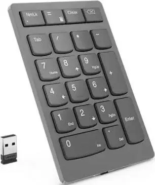 Tastierë Lenovo Go, numerike, wireless, US, e zezë