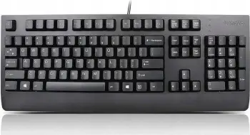 Tastierë Lenovo, me kabllo, IT, e zezë