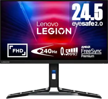 Monitor Lenovo Legion R25f-30, 24.5", 1920 x 1080, Full HD, 240 Hz, i zi