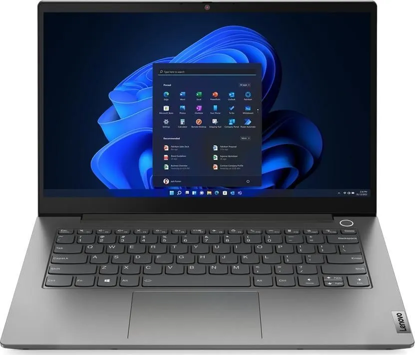 Laptop Lenovo ThinkBook 14'', Intel® Core™ i5, 8 GB RAM, 256 GB SSD, Intel® UHD Graphics, i hirtë - 1