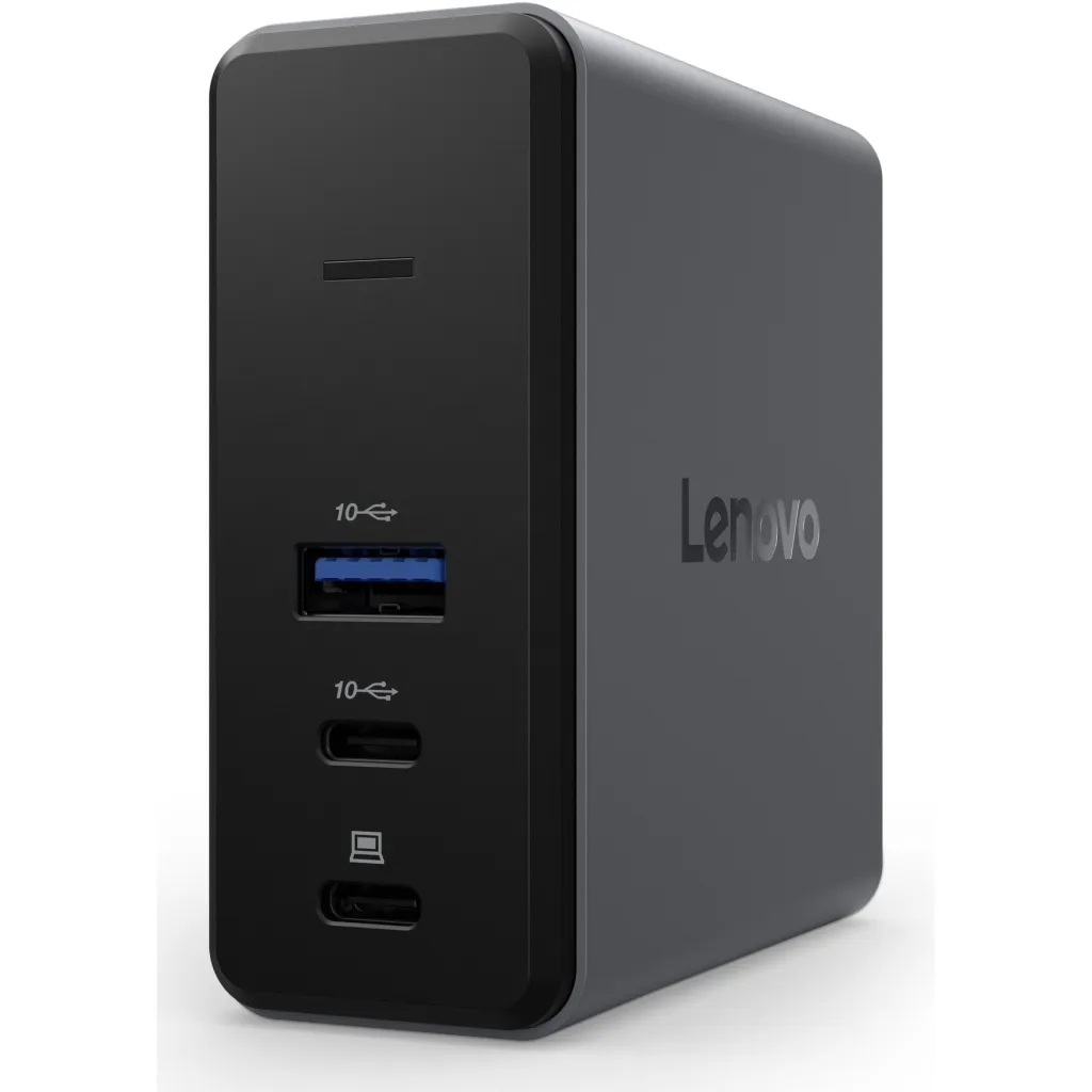 Docking station Lenovo GAN Powered X9, USB Type-C, HDMI 2.1, 60W, gri - 1
