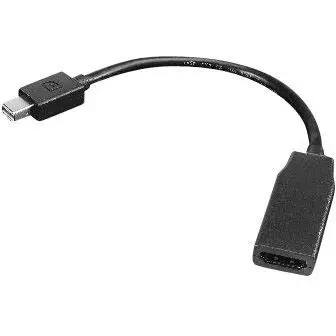 Kabllo Lenovo, DisplayPort Mini - HDMI, 0.1m, e zezë