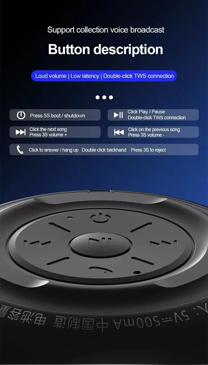 Altoparlant Lenovo K3 PRO, Bluetooth, i hirtë - 8
