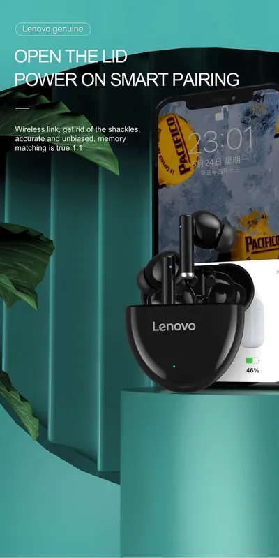 Dëgjuese Lenovo HT06, të zeza - 3