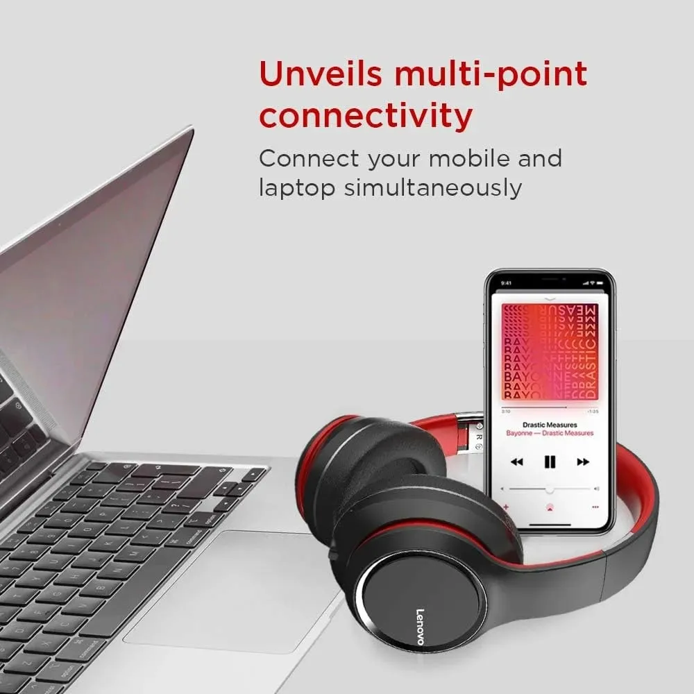 Dëgjuese Lenovo HD200, të zeza - 6