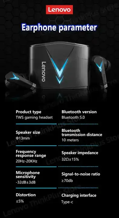 Dëgjuese Lenovo LivePods LP6 , të zeza - 5