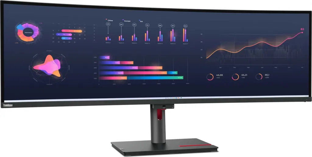 Monitor Lenovo ThinkVision P49w-30, 49", Dual QHD, i zi - 18
