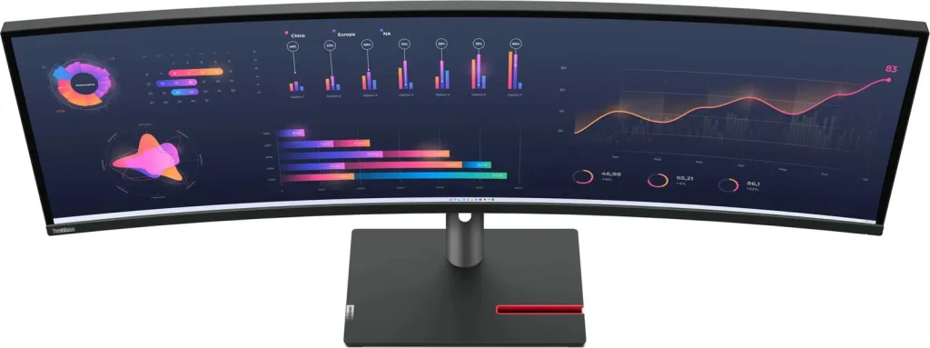 Monitor Lenovo ThinkVision P49w-30, 49", Dual QHD, i zi - 9