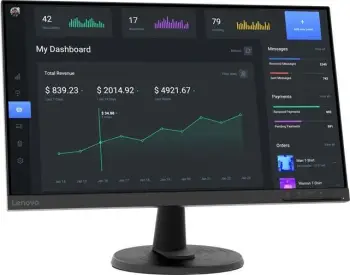 Monitor Lenovo D24-40, 23.8", 1920 x 1080 (Full HD), 75Hz, i zi