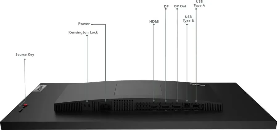 Monitor LENOVO THINKVISION P27Q-30, 27'', 2560 x 1440, i zi - 10