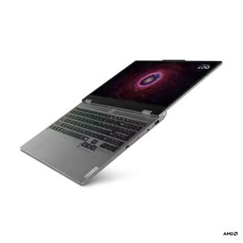 Laptop Lenovo Loq 15ARP9, AMD Ryzen 7, 15.6", 16GB RAM, 512GB SSD, NVIDIA GeForce RTX 4050 6GB GDDR6, i hirtë
