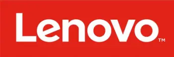Logo Lenovo origjinal, baner dekorativ, ngjyrë e kuqe