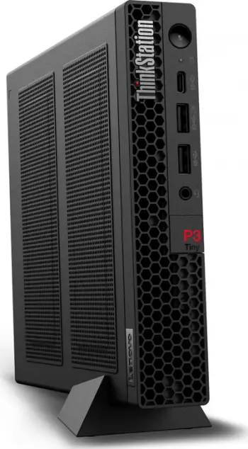 Kompleti kompjuterik Lenovo ThinkStation P3 Tiny, Intel Core i5, 16 GB RAM, 512 GB SSD, Windows 11 Pro, e zezë
