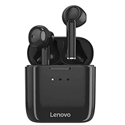 Dëgjuese Lenovo QT83 TWS Bluetooth 5.0, të zeza - 1