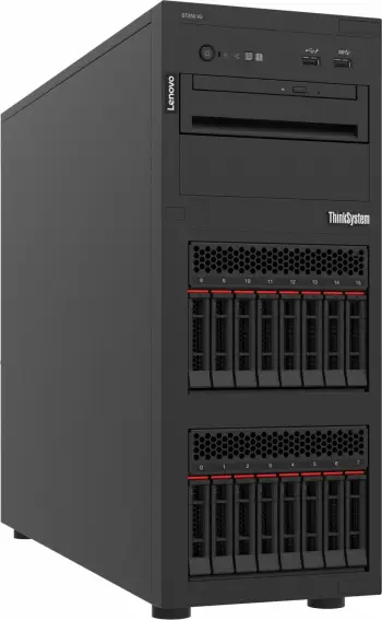Server Lenovo ThinkSystem ST250 V2, me procesor Xeon E-2378