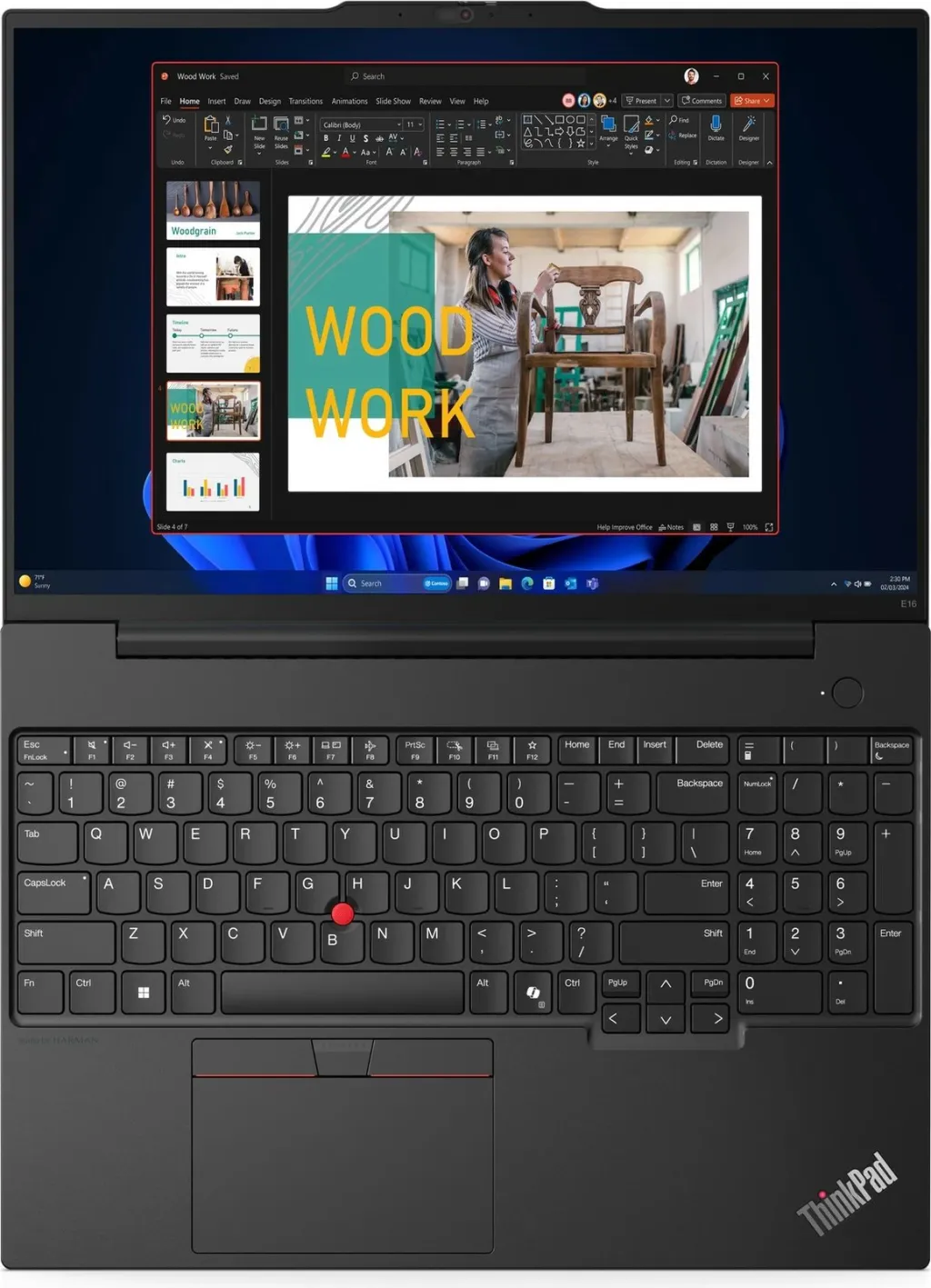Laptop Lenovo ThinkPad E16, Intel Core Ultra 7, 32 GB, 1 TB, 16", Windows 11 Pro, e zezë - 17