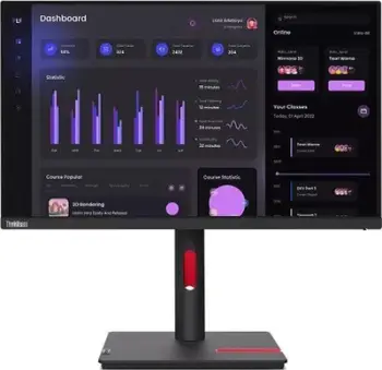 Monitor Lenovo ThinkVision T24i-30 (63CFMATXEU), 23.8", Full HD, IPS, i zi